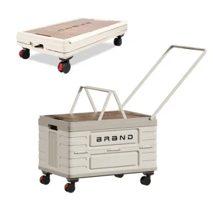 Foldable Storage Cart – Heavy-Duty Mobile