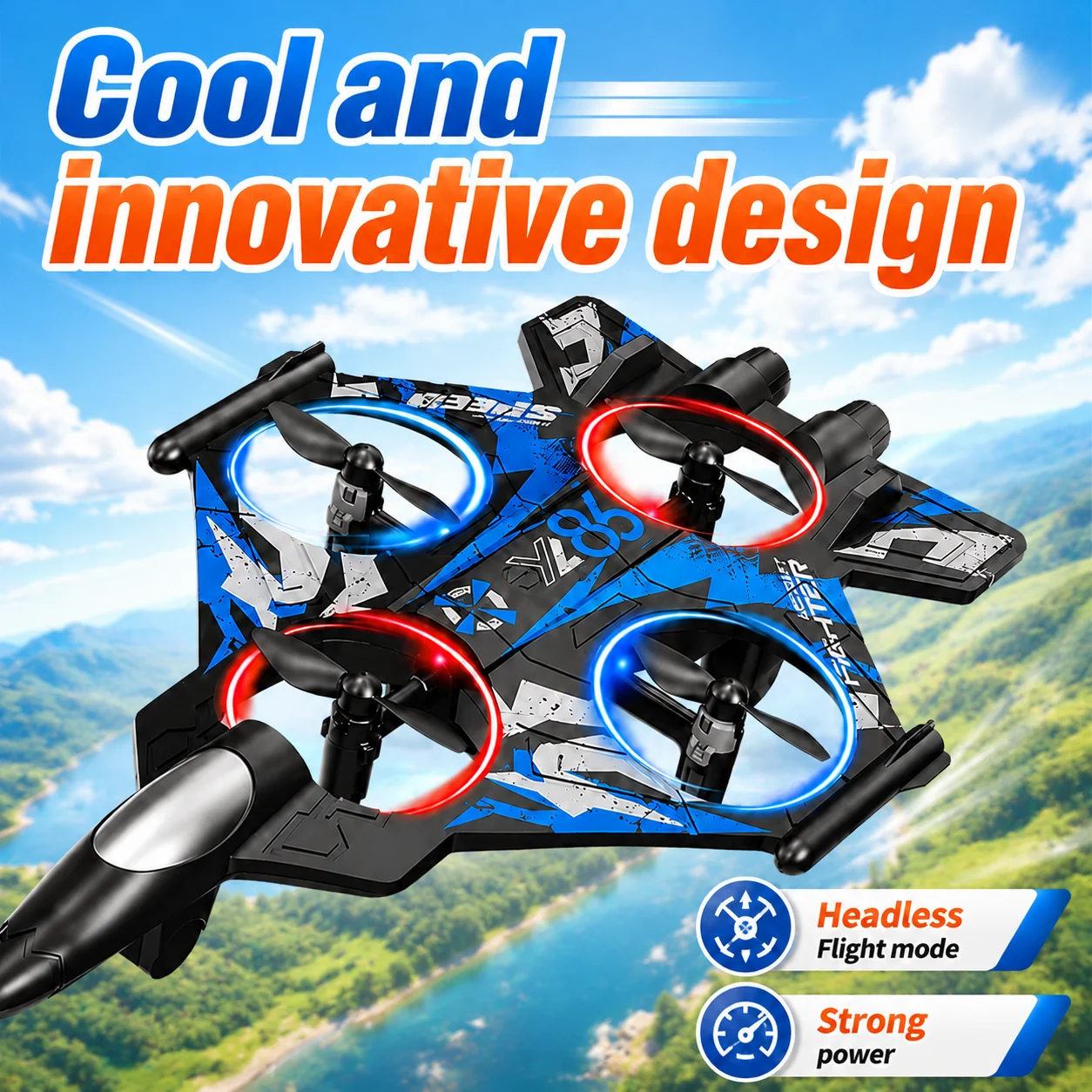 Fighter Shape RC Quadcopter - Image 3