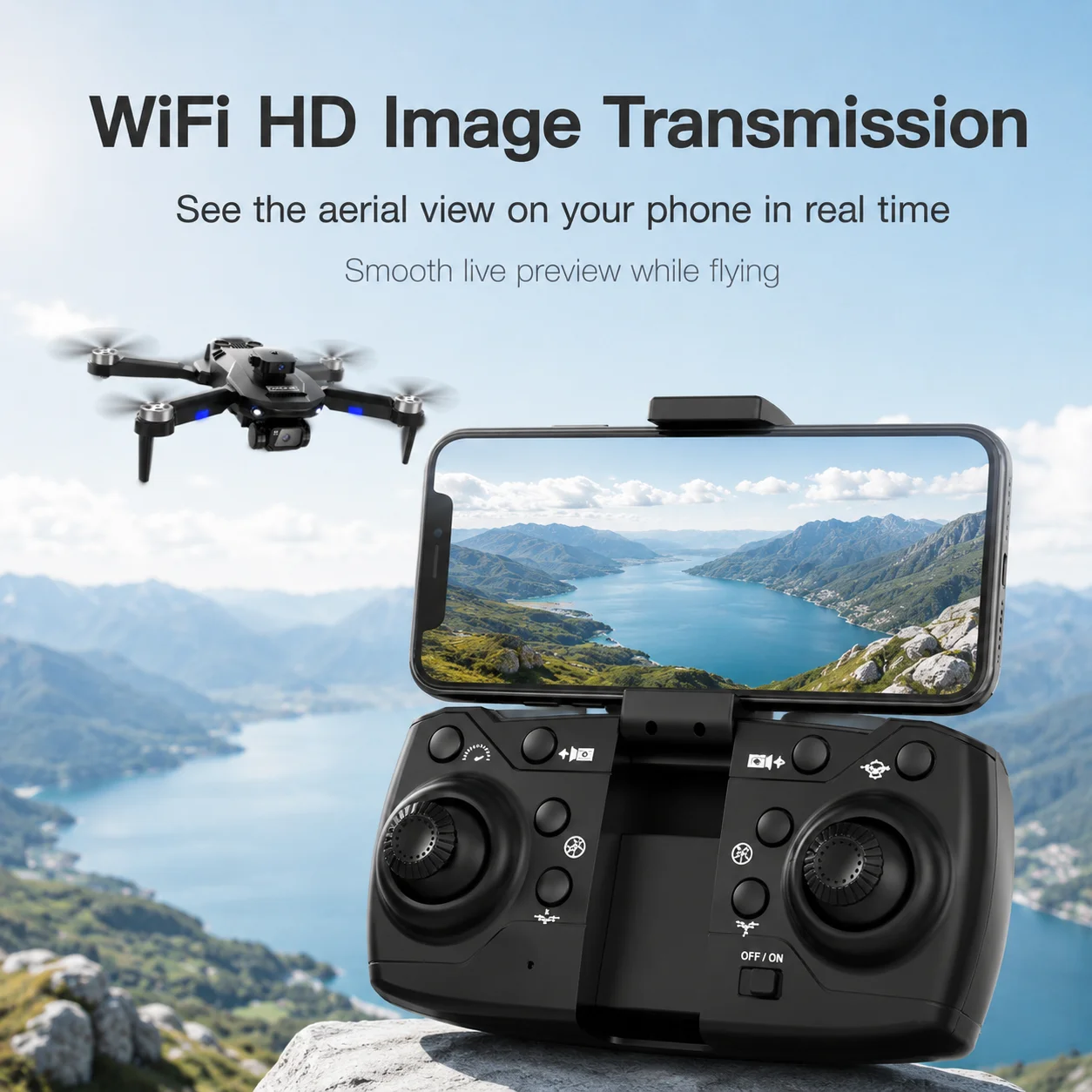Drone F196  4K Dual Camera 360° RC Quadcopter - Image 2