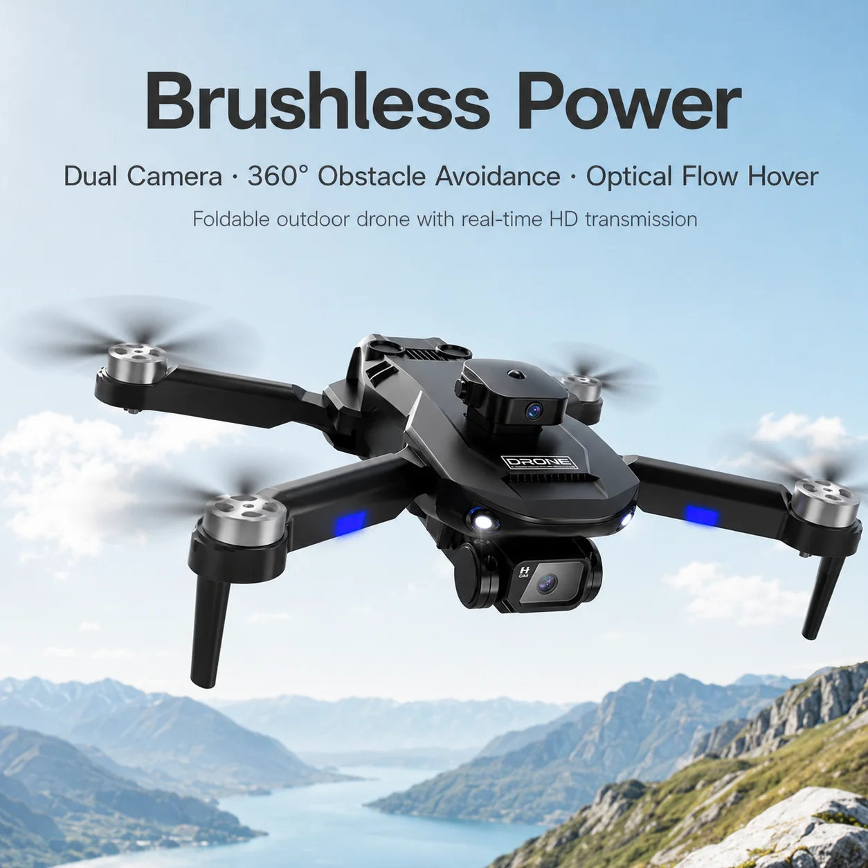 Drone F196  4K Dual Camera 360° RC Quadcopter - Image 4