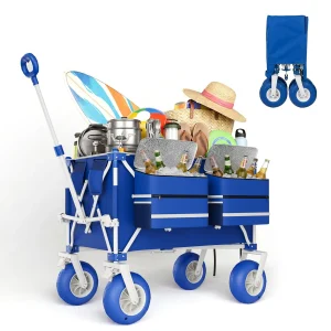 Heavy Duty Beach 460LBS Folding Utility Wagon - Thumbnail Image 2