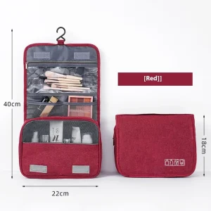 Foldable Toiletry Bag Organizer For Travel Business - Thumbnail Image 2
