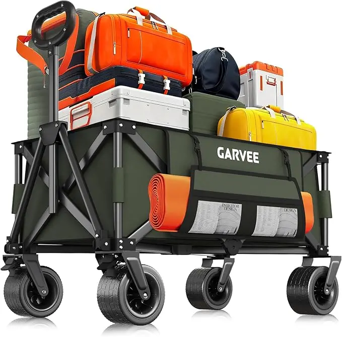 Outdoor Wagon Carts Foldable, 460 LBS Weight Collapsible - Image 5