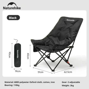 High Back Folding Adjustable Lounge Chair - Thumbnail Image 3