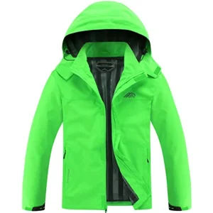 Men's Lightweight Waterproof Hooded Rain Jacket