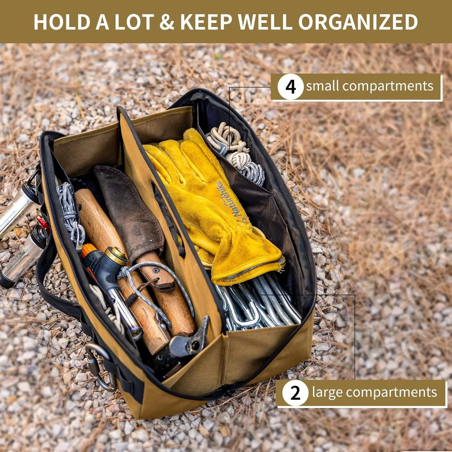 Folding,Camping  Large Capacity  Tool Box/Bag - Image 1