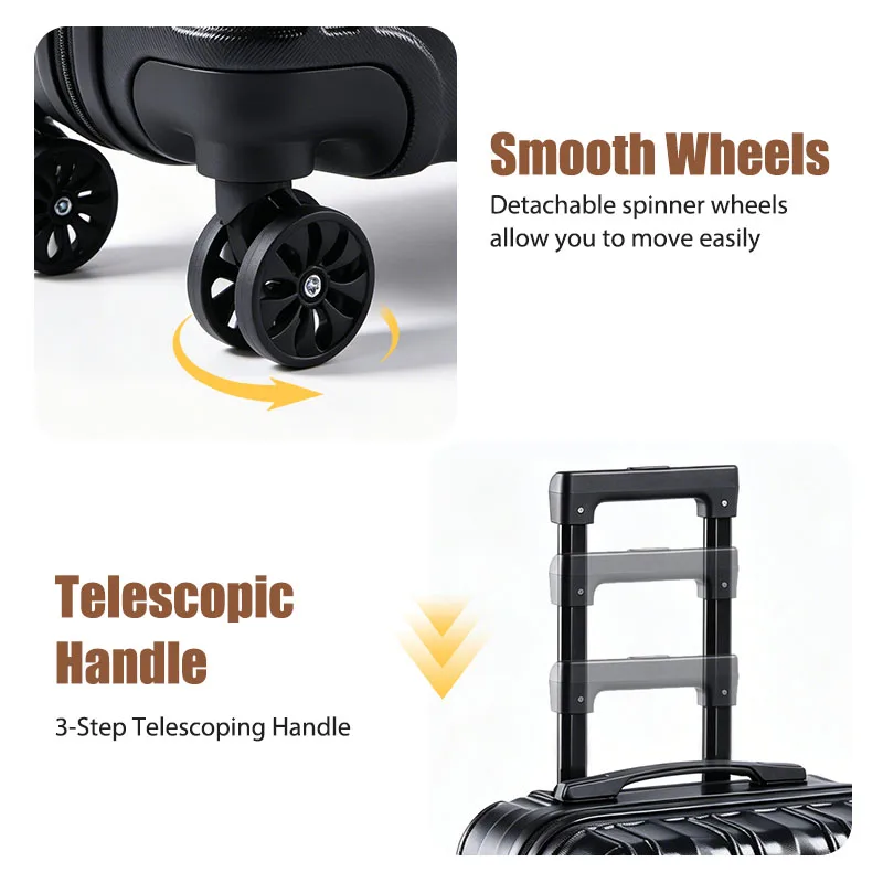 2 Piece Hard side Luggage Set - Image 4