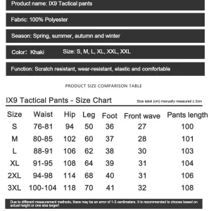 Men's Cargo Pants Black, - Thumbnail Image 3