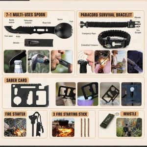Car Emergency Kit Portable Family Travel T - Thumbnail Image 3