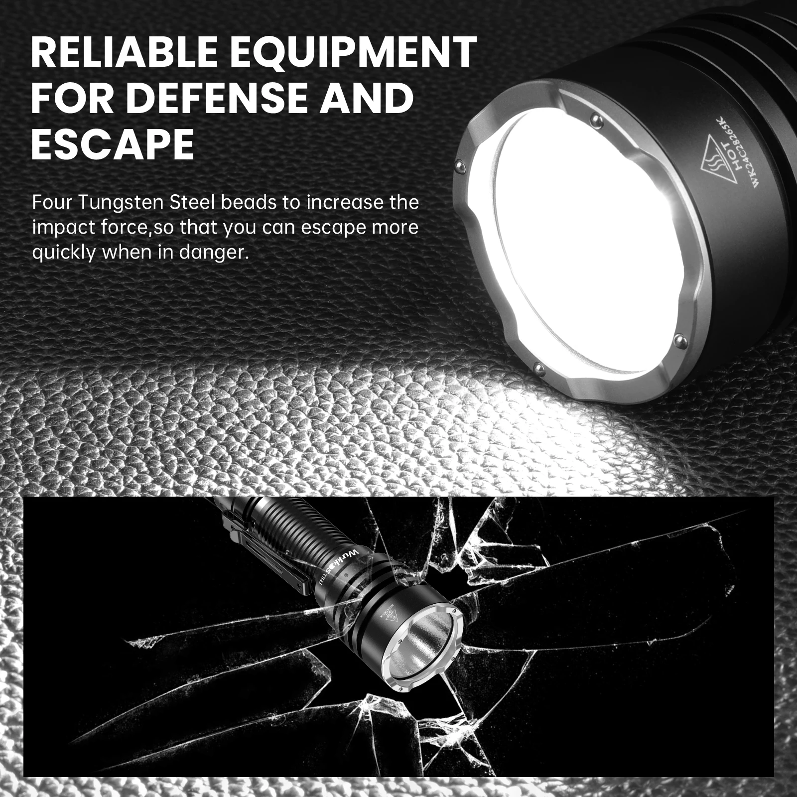 Rechargeable Tactical Flashlight Waterproof - Image 2