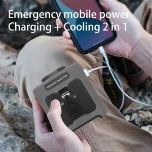 10000mAh Portable Neck Fan Cooling Rechargeable