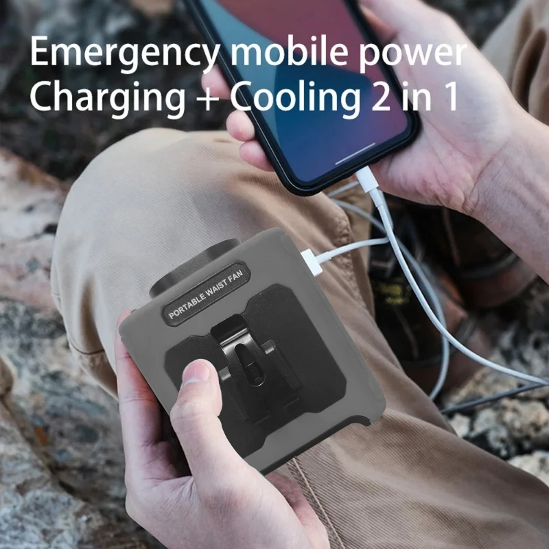 10000mAh Portable Neck Fan Cooling Rechargeable - Image 1