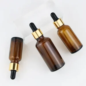 28pcs 15/30/50ml Golden Empty Dropper Bottle - Thumbnail Image 3
