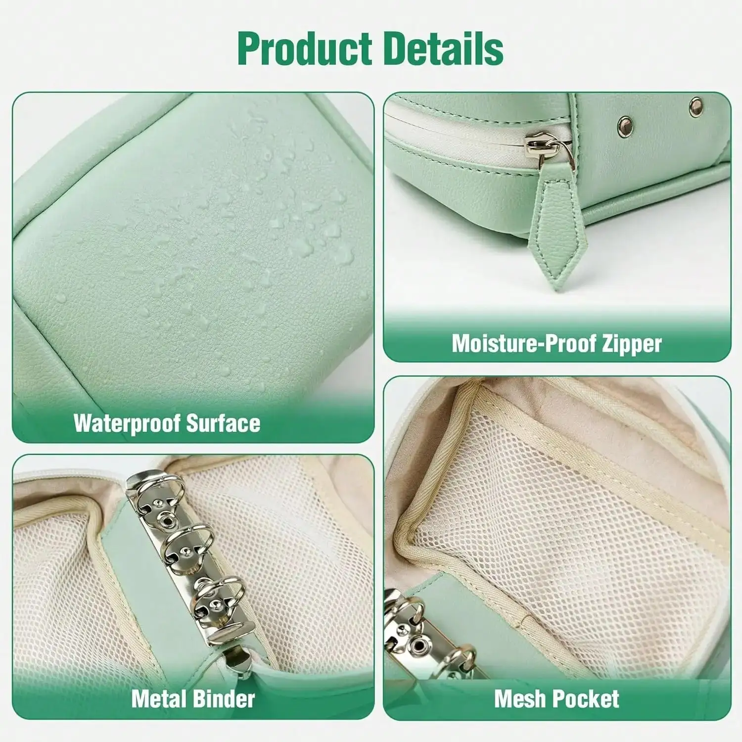 Waterproof Zipper Medicine Pouches Set, - Image 3