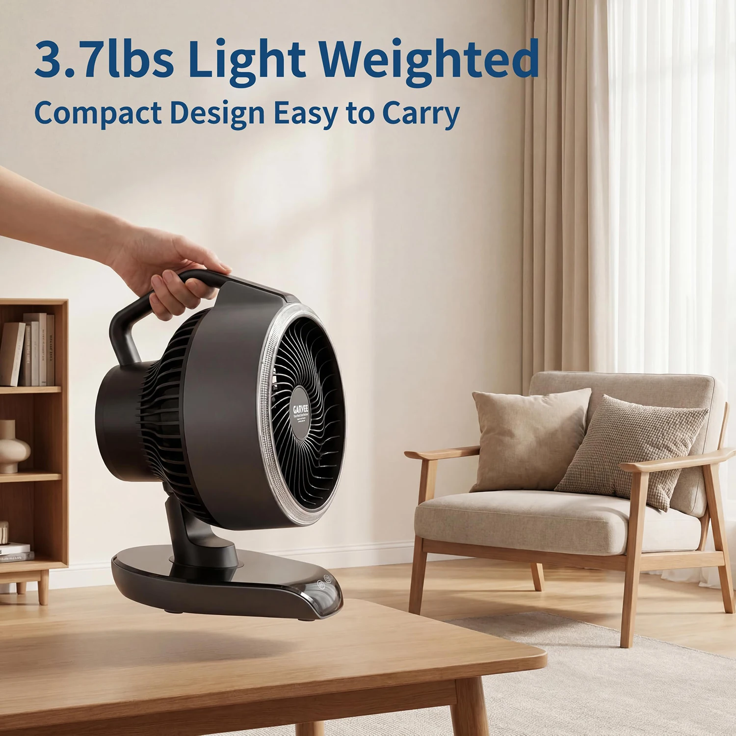 Portable Camping Rechargeable Battery Fan - Image 3