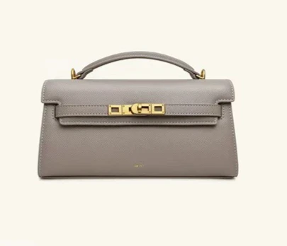 Leather Top Handle Handbag Women's Purse - Image 2