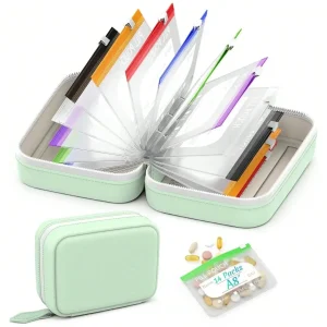 Waterproof Zipper Medicine Pouches Set, - Thumbnail Image 1