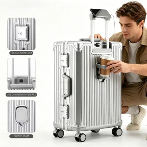 BunnyFly Suitcase Travel Suitcase Men Women 20