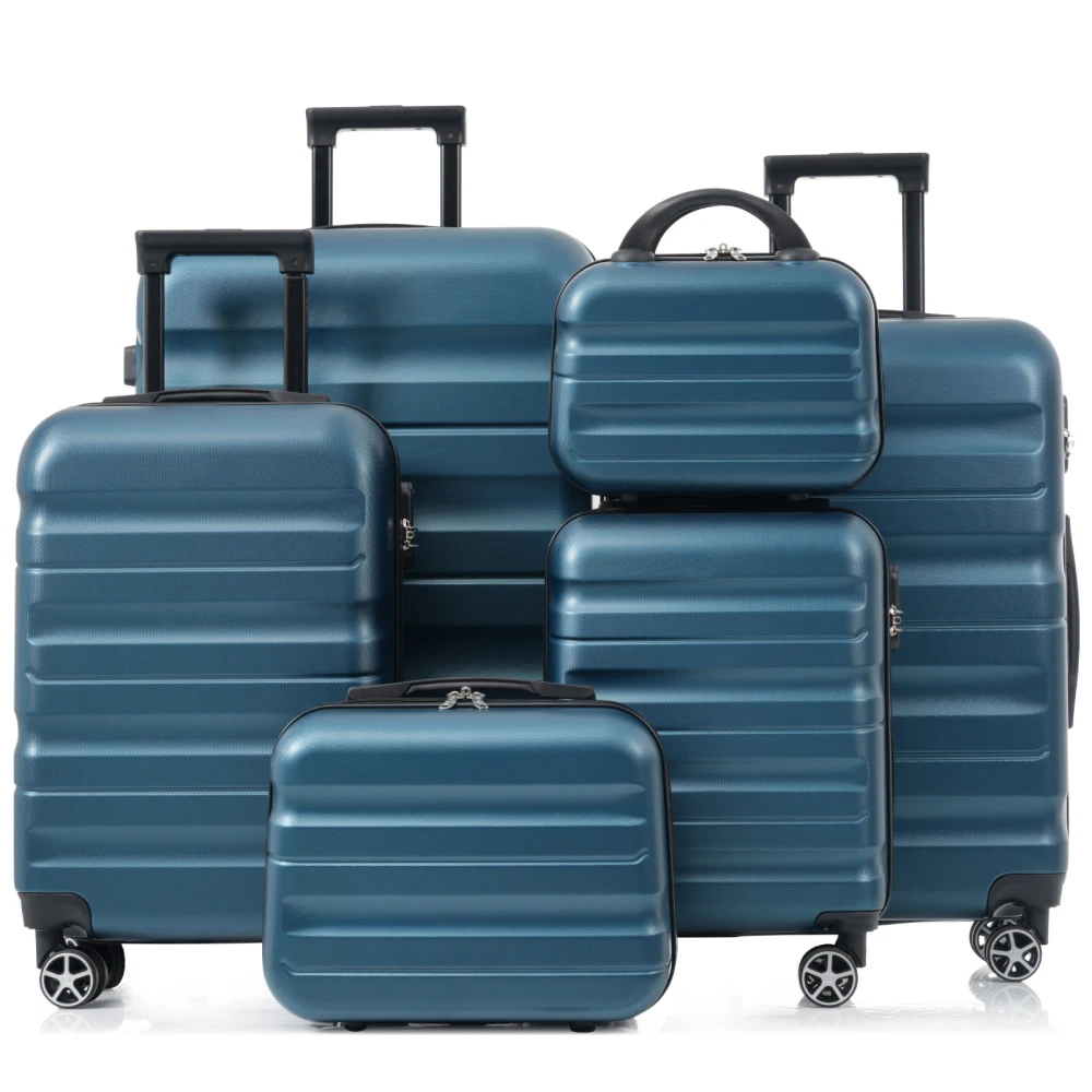 6-Piece ABS Hardshell Luggage Set - Image 1