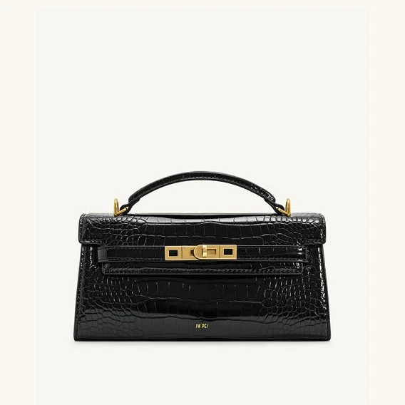 Leather Top Handle Handbag Women's Purse - Image 7