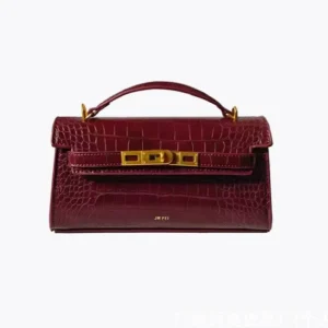 Leather Top Handle Handbag Women's Purse - Thumbnail Image 8
