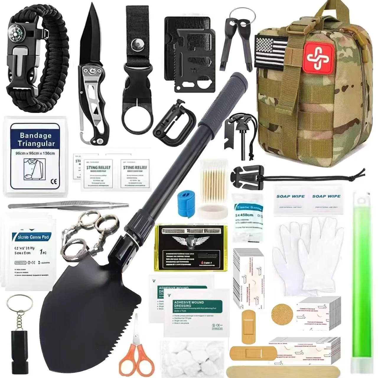 Car Emergency Kit Portable Family Travel T - Image 1