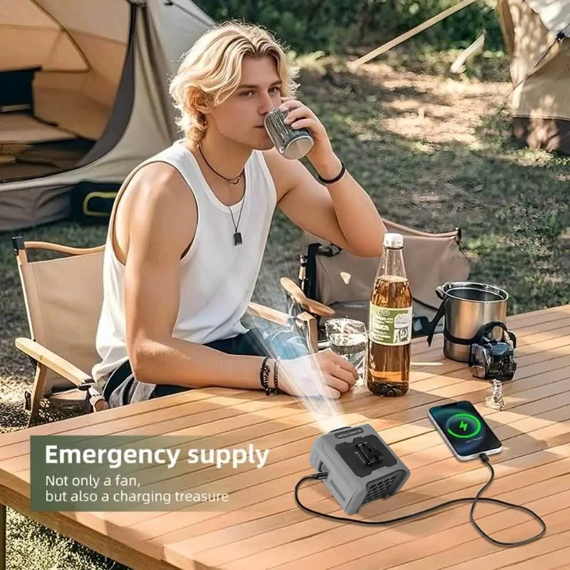 10000mAh Portable Neck Fan Cooling Rechargeable - Image 2