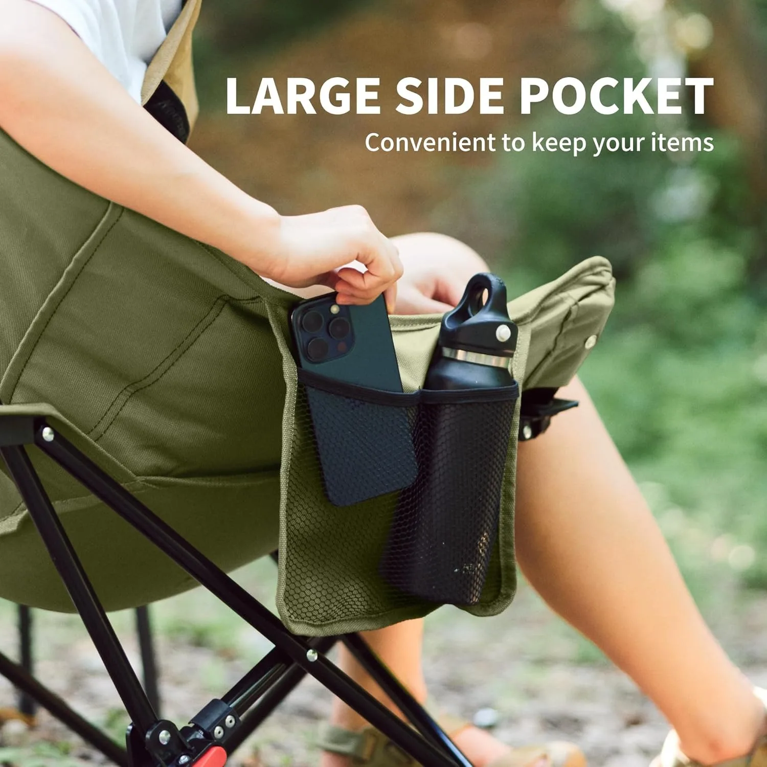 High Back Folding Adjustable Lounge Chair - Image 2