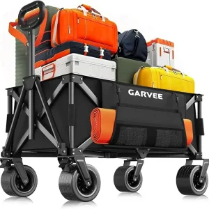 Outdoor Wagon Carts Foldable, 460 LBS Weight Collapsible - Thumbnail Image 3