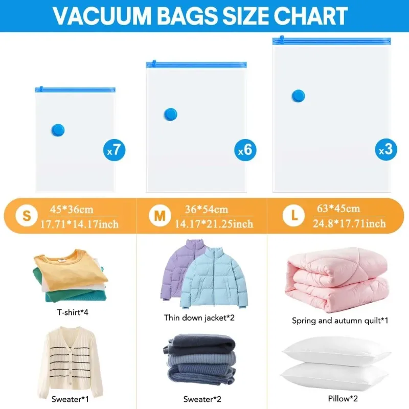 Vacuum Storage Bags with Electric Pumps - Image 1
