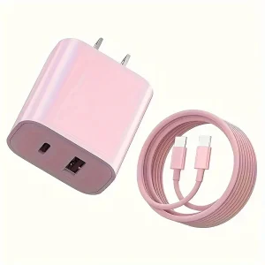 20W USB C fast Charger Power Adapter with 6FT Cable Type C - Thumbnail Image 2