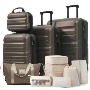 6-Piece ABS Hardshell Luggage Set - Thumbnail Image 3