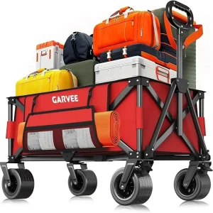 Outdoor Wagon Carts Foldable, 460 LBS Weight Collapsible - Thumbnail Image 4