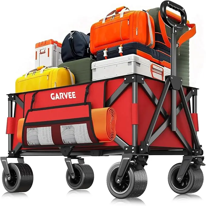 Outdoor Wagon Carts Foldable, 460 LBS Weight Collapsible - Image 4