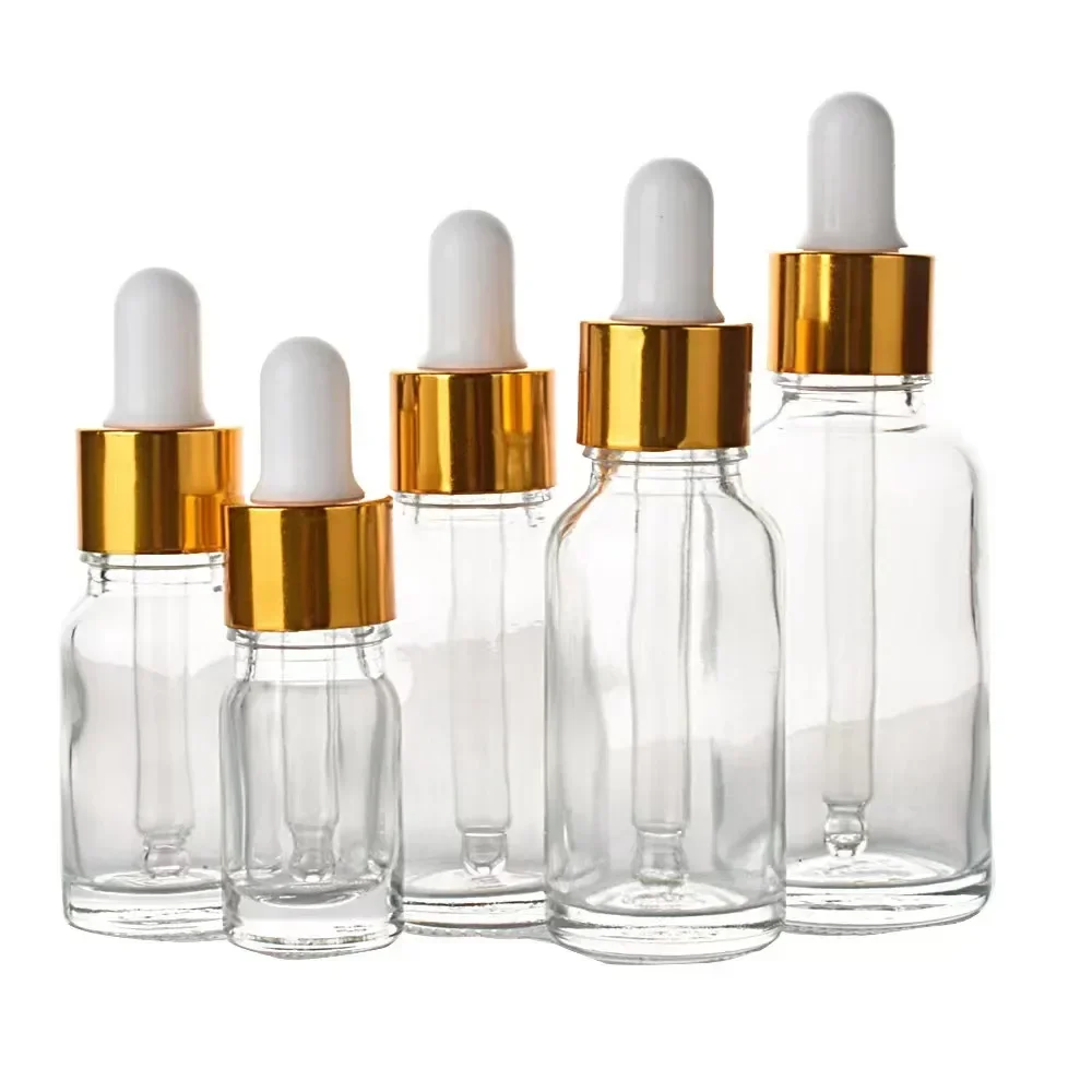 28pcs 15/30/50ml Golden Empty Dropper Bottle - Image 4
