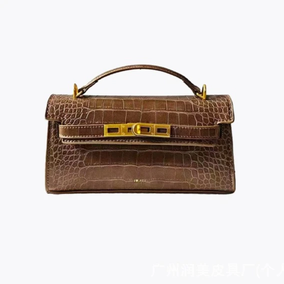 Leather Top Handle Handbag Women's Purse - Image 4